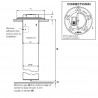 Capteurs de tube de carburant de 54 mm : 224-011-010-311G VDO