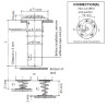 224-011-110-664G VDO Ø54mm Fuel Tube Float 664.5mm