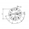 Capteurs de tube de carburant de 80 mm : X10-224-009-026 VDO