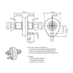 340-811-001-003B VDO Mechanical speed sensor - M18
