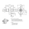 340-811-001-003B VDO Mechanical speed sensor - M18