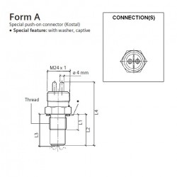 Sensores de rpm y velocidad: 340-804-003-001 VDO