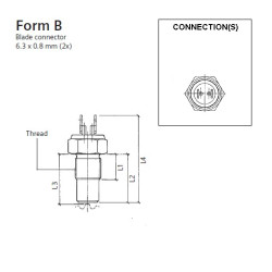 340-804-006-003Z VDO Induction speed sensor - M18