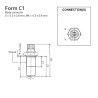 340-804-007-013C VDO Induction speed - speed sensor - M18