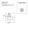 340-804-007-019C VDO Induction speed sensor - M18