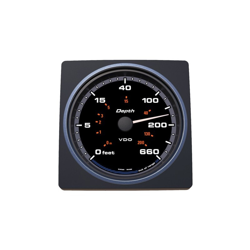 A2C59501904 Veratron AcquaLink Depth Gauge 0-600ft Black 110mm