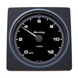 A2C59501905 Veratron AcquaLink LOG Speedometer 12kn 85mm Black