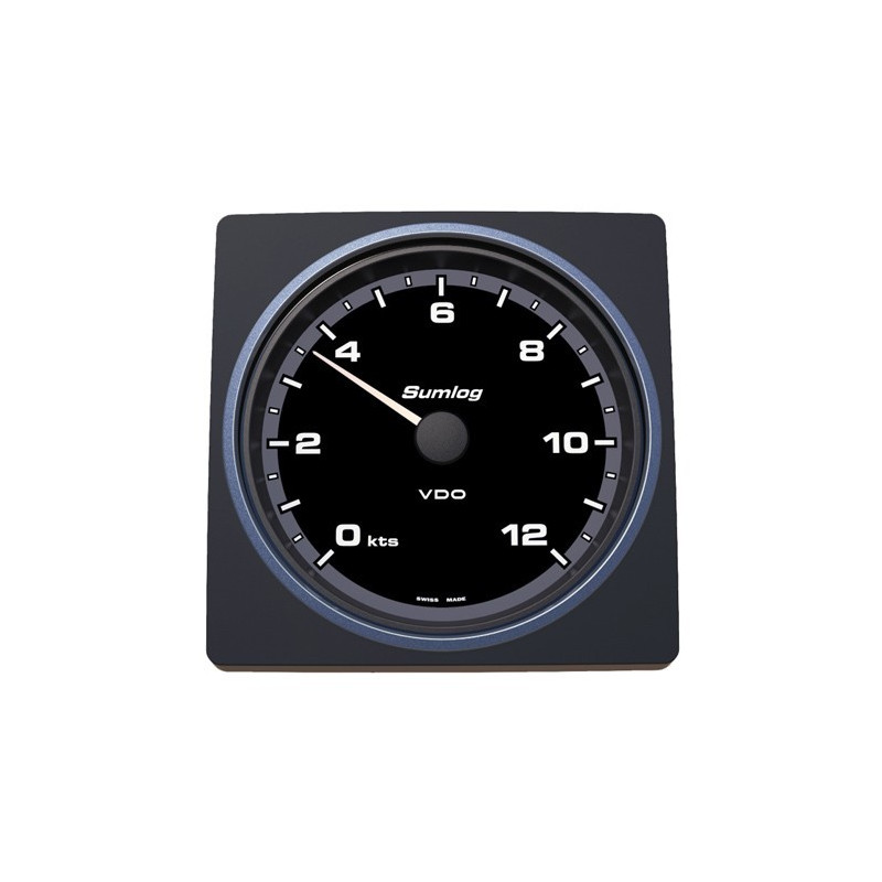 A2C59501905 Veratron AcquaLink LOG Speedometer 12kn 85mm Black