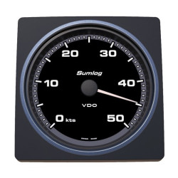 A2C59501906 Veratron AcquaLink LOG Speedometer 35mph 85mm Black