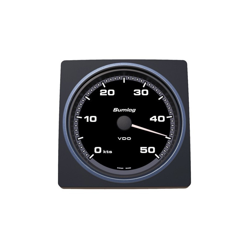 A2C59501906 Veratron AcquaLink LOG Speedometer 35mph 85mm Black