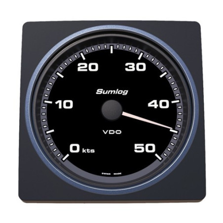 A2C59501906 Veratron AcquaLink LOG Speedometer 35mph 85mm Black