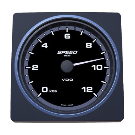 A2C59501908 Veratron AcquaLink SOG Speedometer 12kn 110mm Black