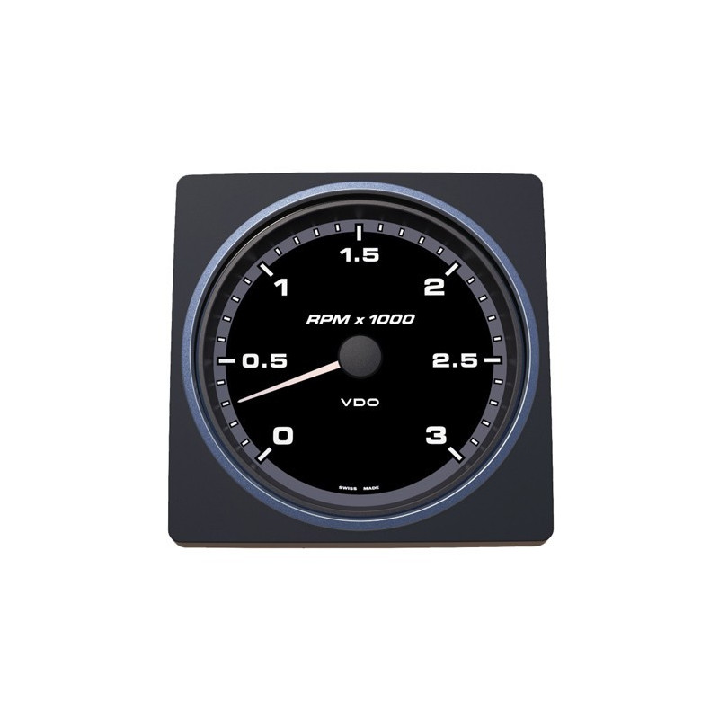 A2C59501913 Veratron AcquaLink Tachometer 3,000 RPM Black 110mm