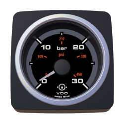 A2C59501937 Veratron AcquaLink Transmission oil pressure 30Bar Black 52mm