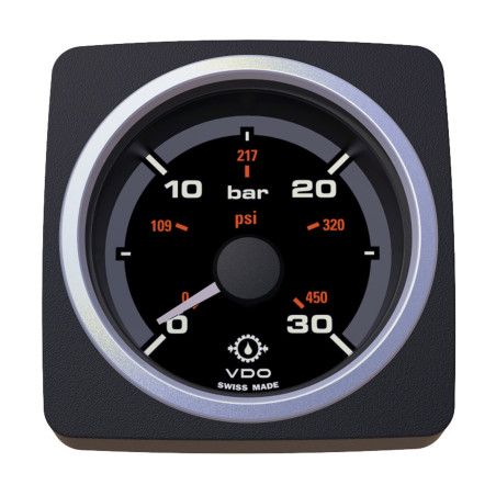 A2C59501937 Veratron AcquaLink Transmission oil pressure 30Bar Black 52mm