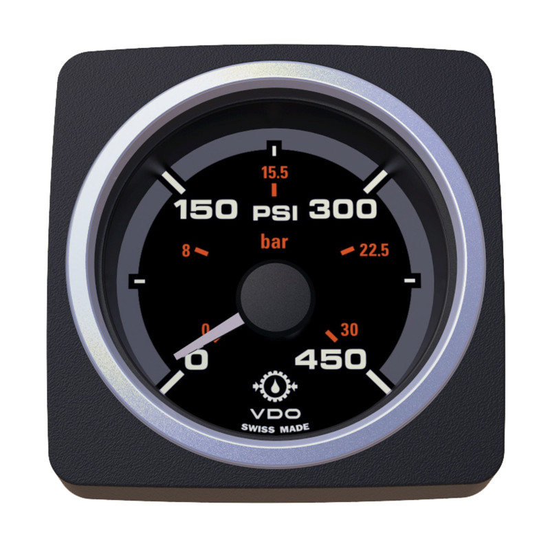 A2C59501938 Veratron AcquaLink Transmission oil pressure 450PSI Black 52mm