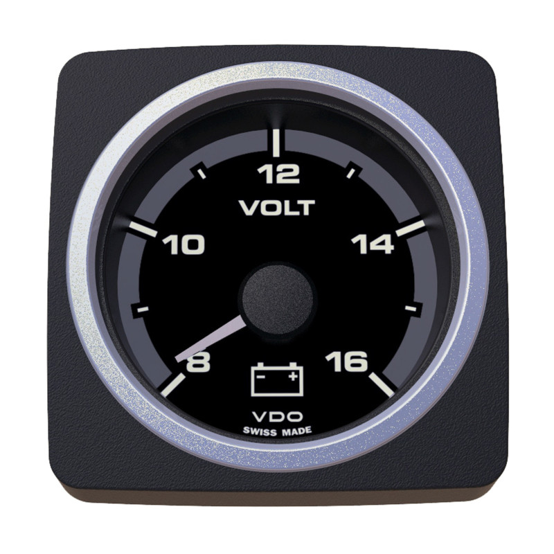 A2C59501940 Veratron AcquaLink Voltmeter 8-16V Black 52mm