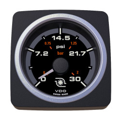 A2C59501945 Veratron AcquaLink Turbo Pressure 30PSI Black 52mm