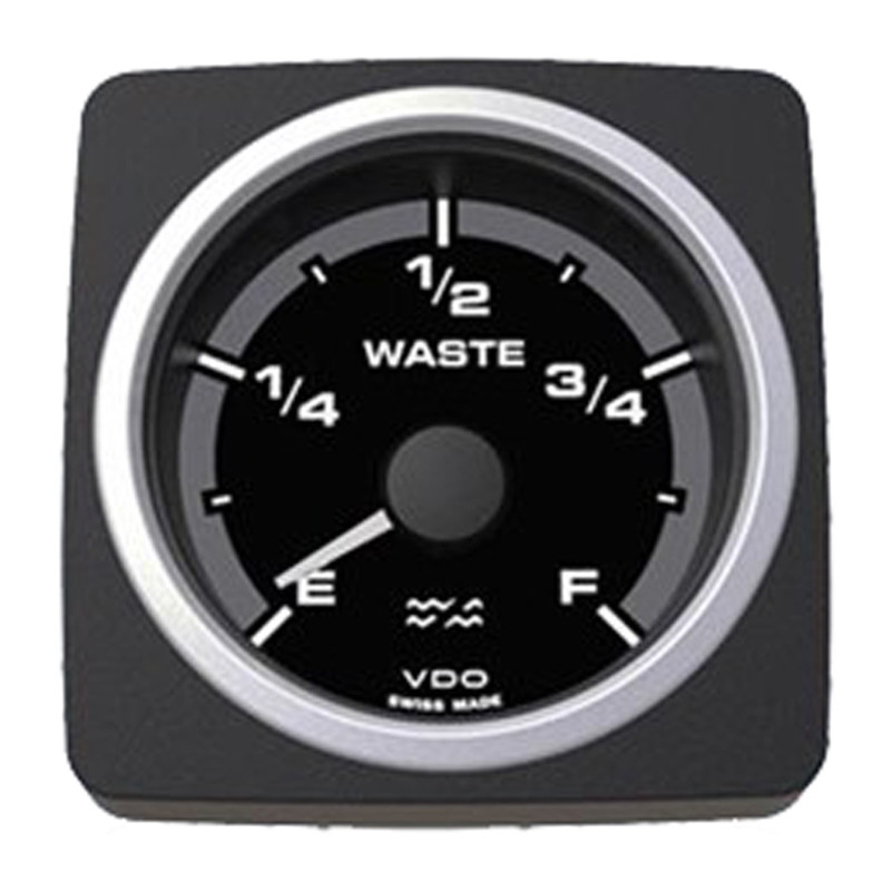 A2C59501928 VDO AcquaLink Dirty Water Level Black 52mm