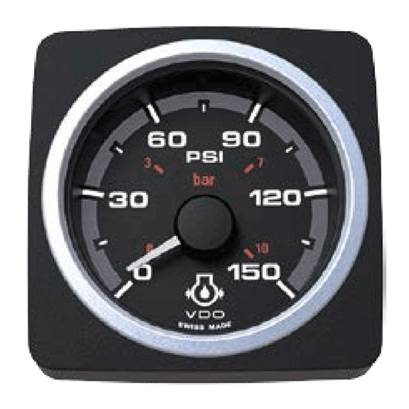 A2C59501936 Veratron AcquaLink Engine Oil Pressure 150PSI Black 52mm