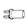 29-133-004 VDO Lamp fitting Bayonet Model H - BA9S - 2-pole plastic