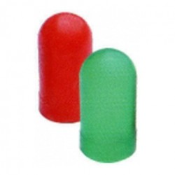 VDO Gekleurde Lamphuls Voor T10 Lamp - Set 2x Rood - 2x Groen