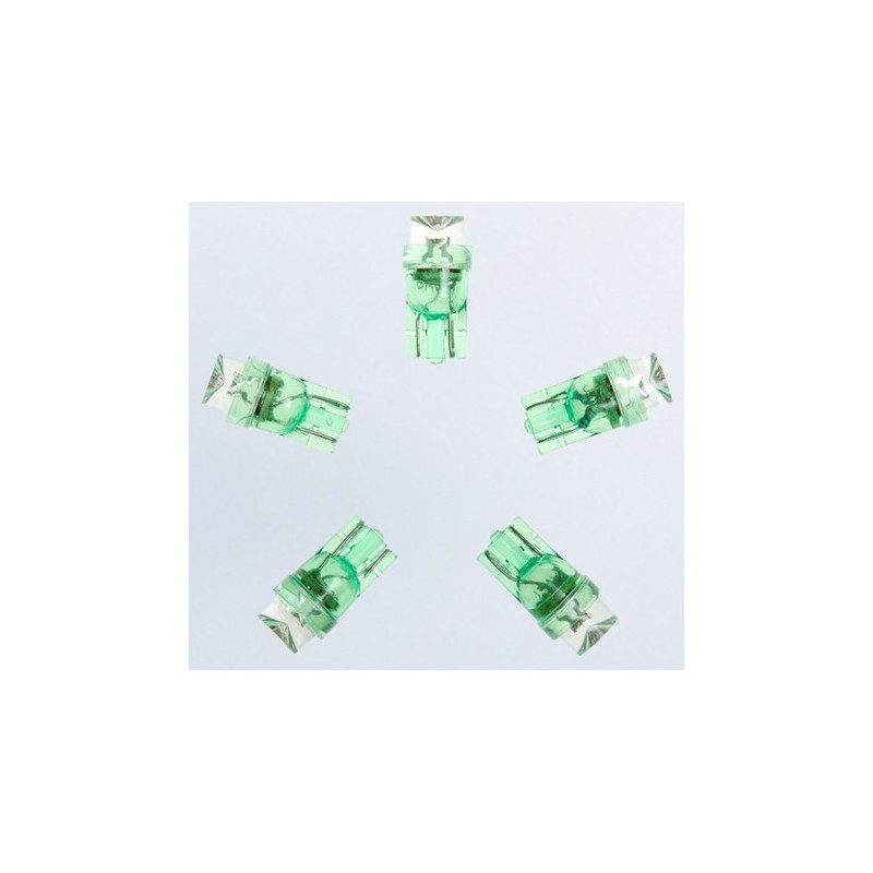 A2C59516871 VDO Pin lamp LED - T10 - W2.1x9.5d - 12-24V Green