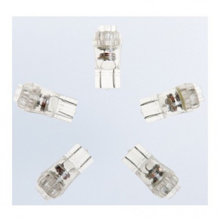 VDO Glassockel Lampe LED - T10 - W2.1x9.5d - 12-24V Weiß