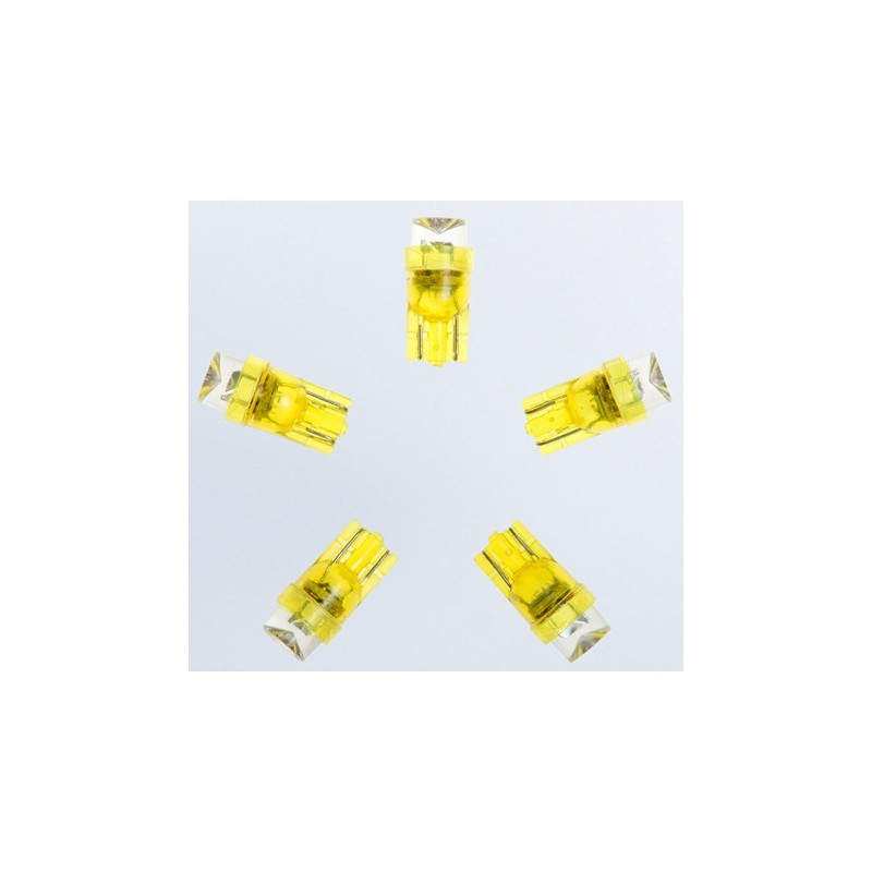 A2C59516872 VDO Pin lamp LED - T10 - W2.1x9.5d - 12-24V Amber