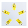 A2C59516872 VDO Pin lamp LED - T10 - W2.1x9.5d - 12-24V Amber