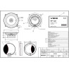 HP1321 VDO Speaker Round 130mm Black 60W 2-Way (2 pieces)