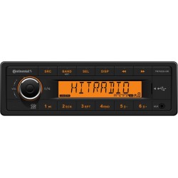 Continental 24V Radio RDS USB MP3 WMA Orange Backlight