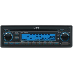 VDO 12V DAB+ Radio-CD RDS USB MP3 WMA Bluetooth Blauw Backlight VDO 12V DAB+ Radio-CD RDS USB MP3 WMA Bluetooth Blauw Backlight