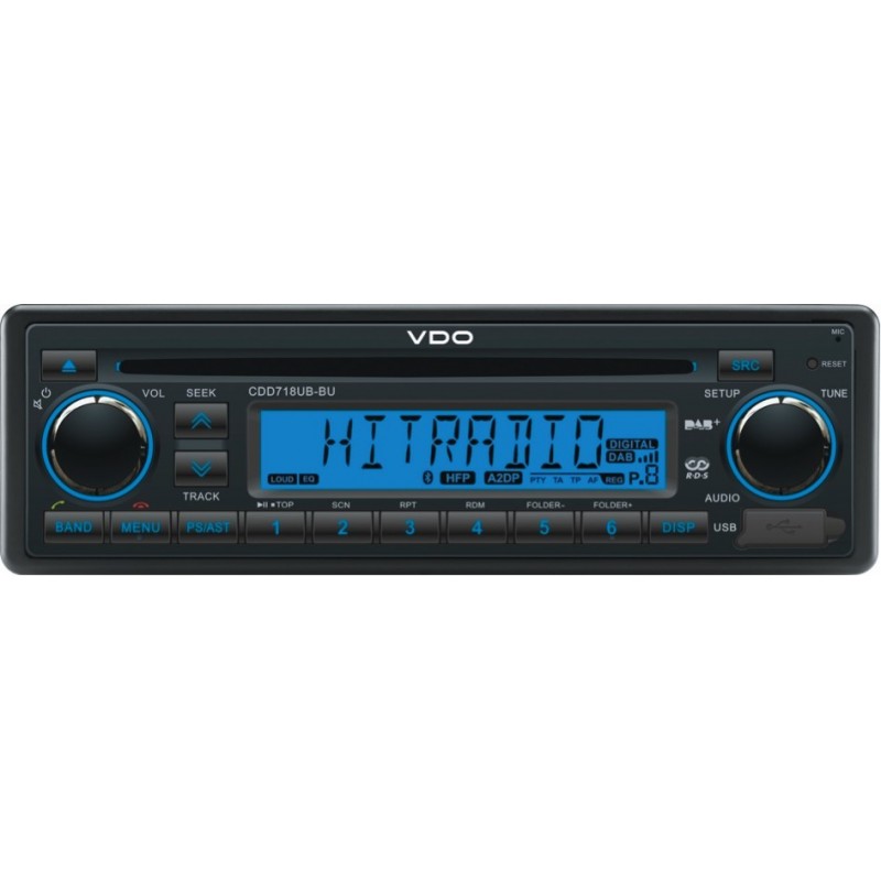 DAB-Radio CD-Player: CDD718UB-BU VDO