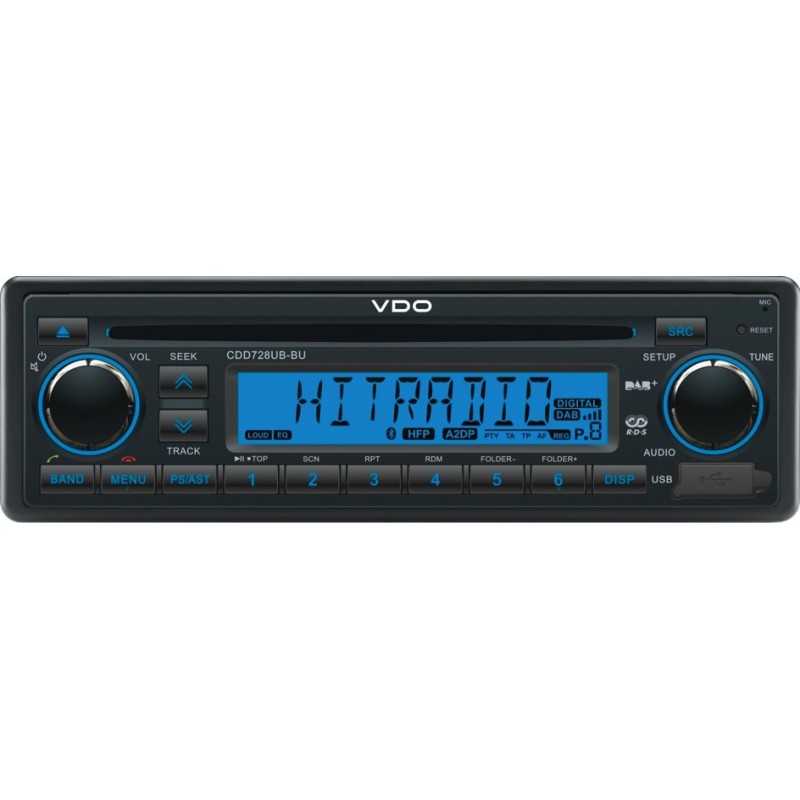 DAB-Radio CD-Player: CDD728UB-BU VDO