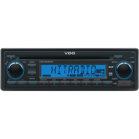DAB-Radio CD-Player: CDD728UB-BU VDO