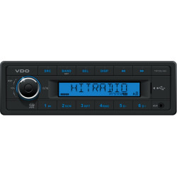 TR722U-BU VDO 24V Radio RDS USB MP3 WMA Blue Backlight
