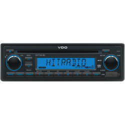 CD716U-BU VDO 12V Radio-CD RDS USB MP3 WMA Blue Backlight