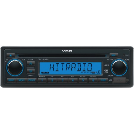 Radio-CD-Spieler: CD716U-BU VDO