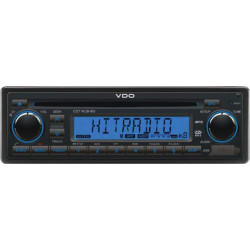 CD716UB-BU VDO 12V Radio-CD RDS USB MP3 WMA Bluetooth Blue Backlight