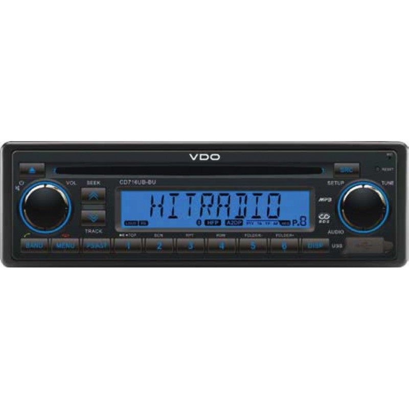 Radio-CD-Spieler: CD716UB-BU VDO