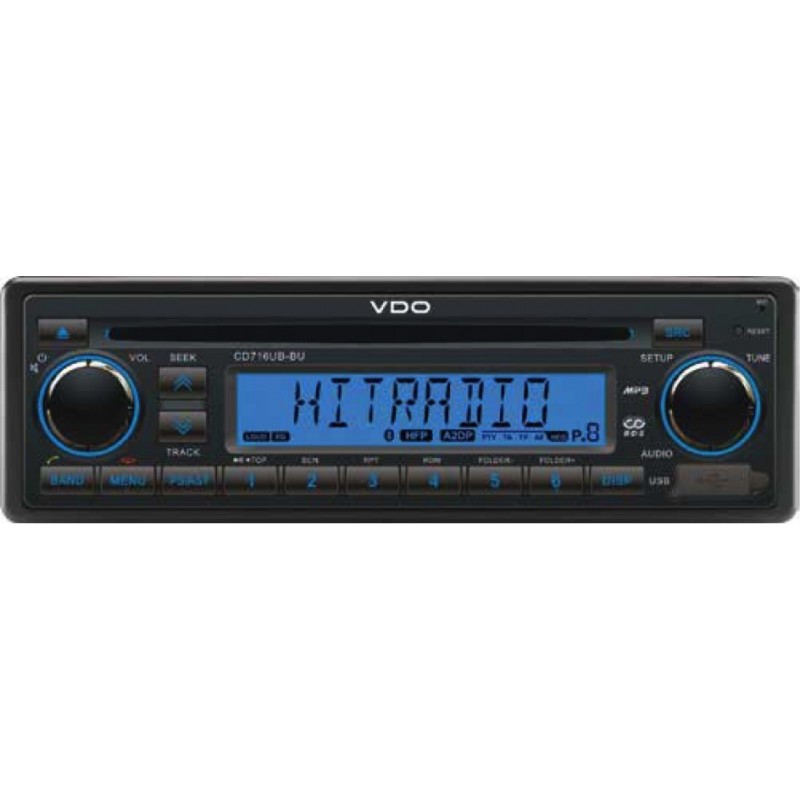 Radio CD players: CD716UB-BU VDO