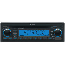 CD726U-BU VDO 24V Radio-CD RDS USB MP3 WMA Blue Backlight