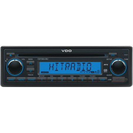 Radio-CD-Spieler: CD726U-BU VDO