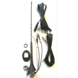 2910000088600 VDO Fiberglass Active DAB-AM-FM Roof Antenna Length 40.5 cm