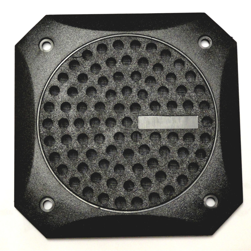 XRC-1-96-101 VDO Speaker Grill Square 100mm Black (80 pieces)