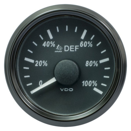 A2C3832760002 VDO SingleViu 2946 Adblue Percentage 0-100% Black 52mm