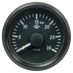 A2C3832720025 25 Pieces VDO SingleViu 1167 Transmission oil pressure 30Bar Black 52mm