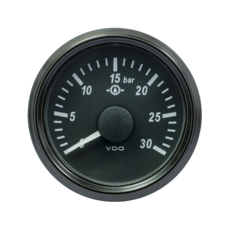 A2C3832720025 25 Pieces VDO SingleViu 1167 Transmission oil pressure 30Bar Black 52mm
