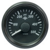 A2C3833500001 VDO SingleViu 1167 Transmission oil pressure 500PSI Black 52mm